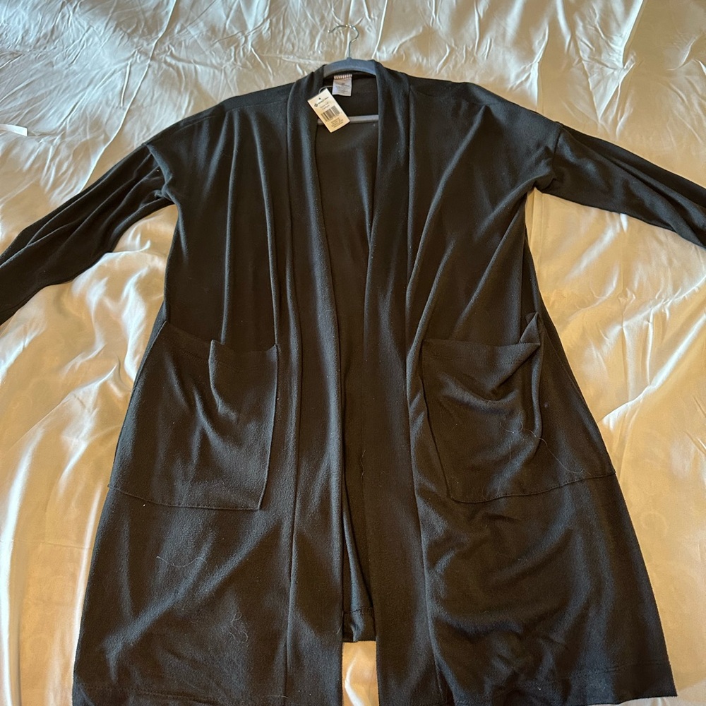 Elegant Black Women's Cardigan
